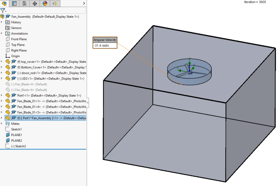 Rotating Reference Frames in SolidWorks Flow Simulation: A Ceiling Fan ...